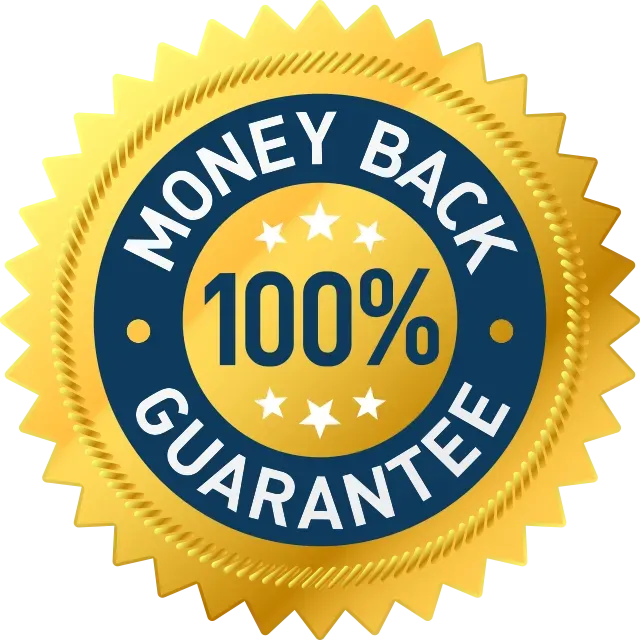 money back guarantee badge